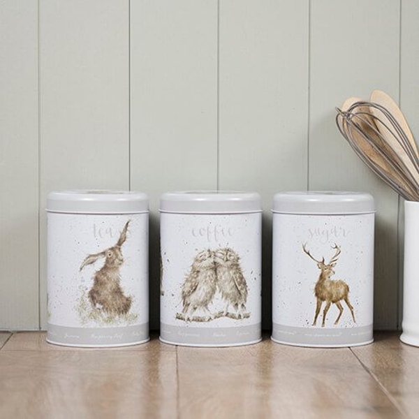 Coffee Tea Wrendale Designs Sugar Canisters The Country Kitchen Collection 