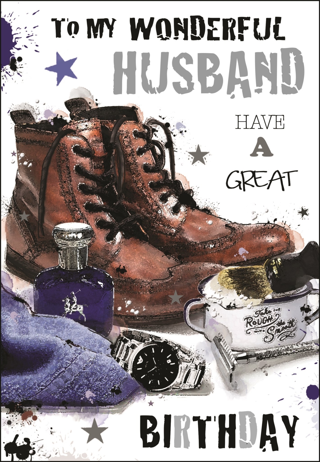 Jonny Javelin Husband Birthday Card